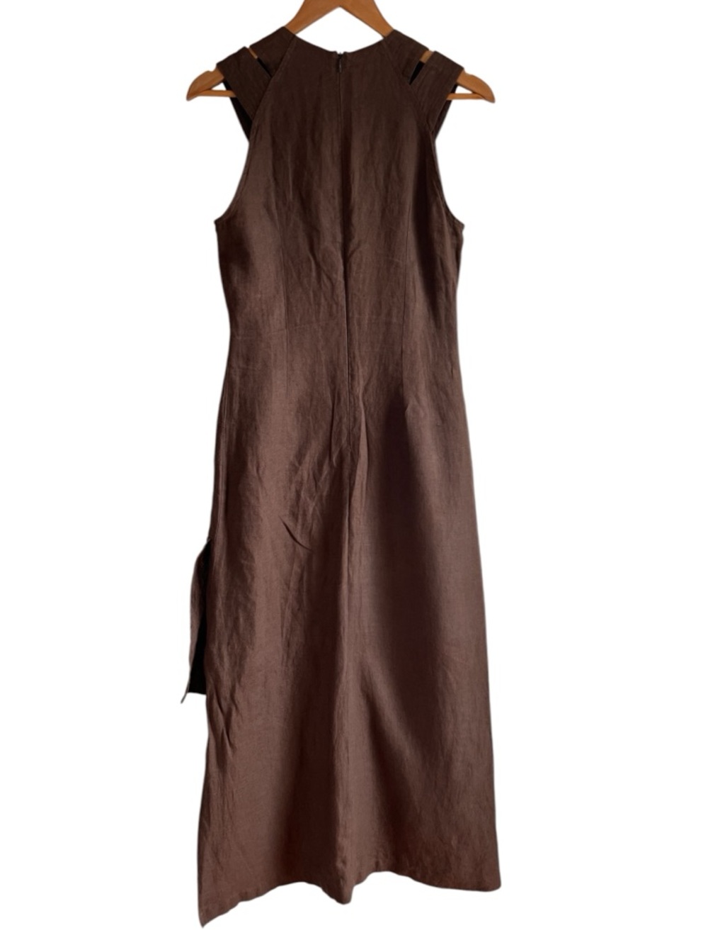 La Et Dieu Crea Femme vintage linen sleeveless midi dress excellent condition - Picture 8 of 13